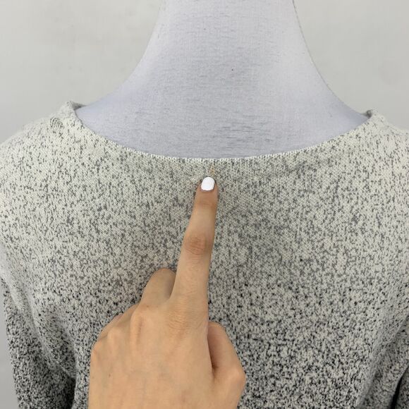 Pure Jill Sweater Womens MP Medium Petite Gradient Ombre Speckled Knit Pullover - Picture 6 of 13